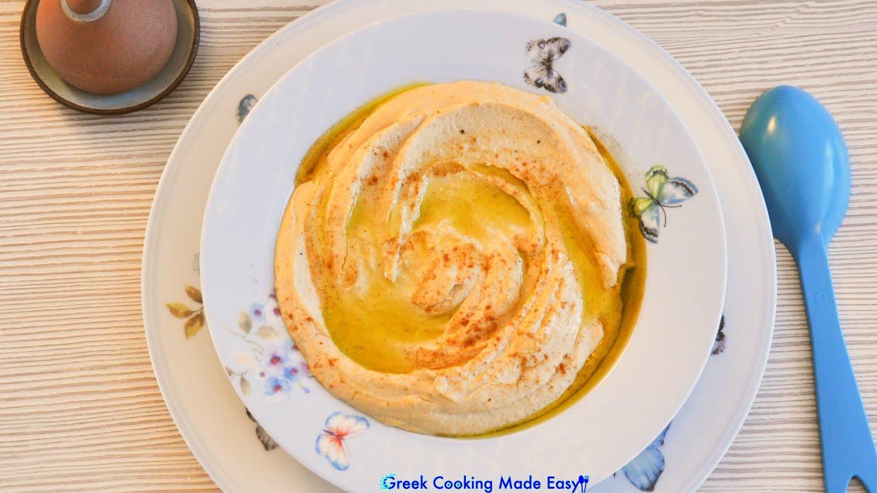 How to make the smoothest Hummus at home - Τέλειο σπιτικό, αφράτο Χούμους | Greek Cooking Made Easy