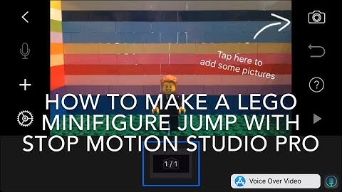 How to Make a LEGO Minifigure jump with Stop Motion Studio Pro