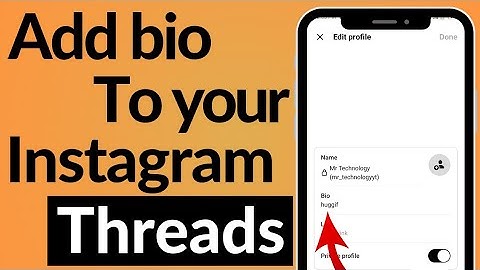 How to Add Bio to Your Instagram Threads Account (2023) | Instagram Threads