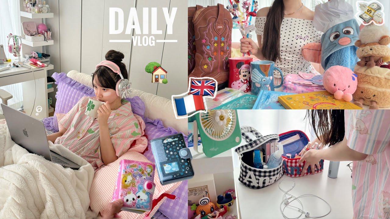 25歳ﾊﾟﾃｨｼｴの日常🏡家事もシール帳も仕事も両立💪総額3桁越えのパリ購入品紹介💸🇫🇷🇬🇧