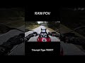 RAW POV Triumph Tiger 900GT | Comment with your favorite bike #bikelife #triumphmotorcycles #yolo