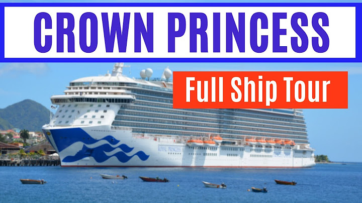 Crown Princess Full SHIP TOUR - including an Inside Cabin Tour