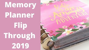 2019 Memory Planner Flip Through // BIG Happy Planner Memory Keeper