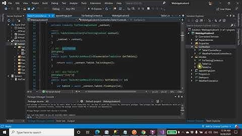 Make a RESTful API with MS Visual Studio 2019