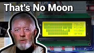 Character LCD Video: Star Wars "No Moon" Scene