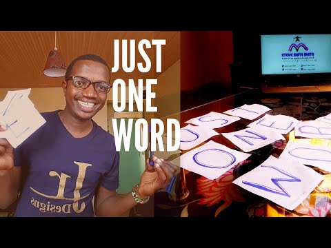 ''Virtual Team Building Activities'' JUST ONE WORD'' - Team Building Exercises and Activities #Indoors