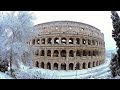 Le Colisée et des sites touristiques de Rome fermés à cause de la neige