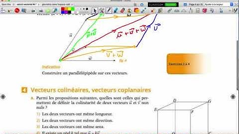 calcul vectoriel vidéo 2