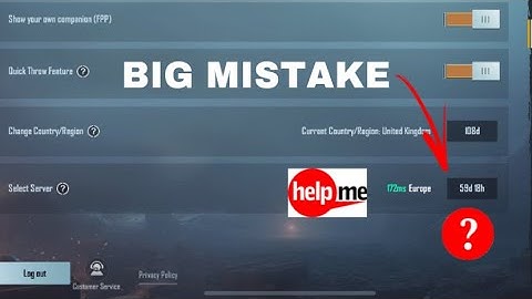 HOW TO CHANGE SERVER IN S16 BIG MISTAKE | AND BIG PROBLEM