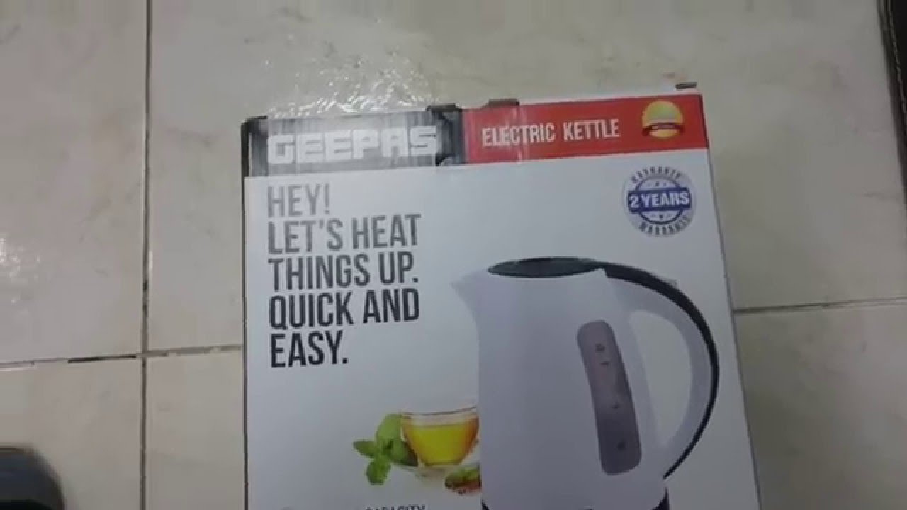 geepas electric kettle price