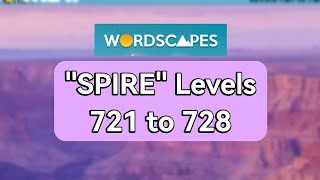 Celebrity Wordscapes "SPIRE" levels 721 to 728 gameplay | Answers | Solutions Net Worth