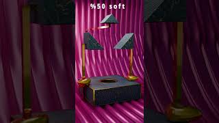 0% vs 100% Soft | Two Gold Spheres –Lap - Physics Simulation
