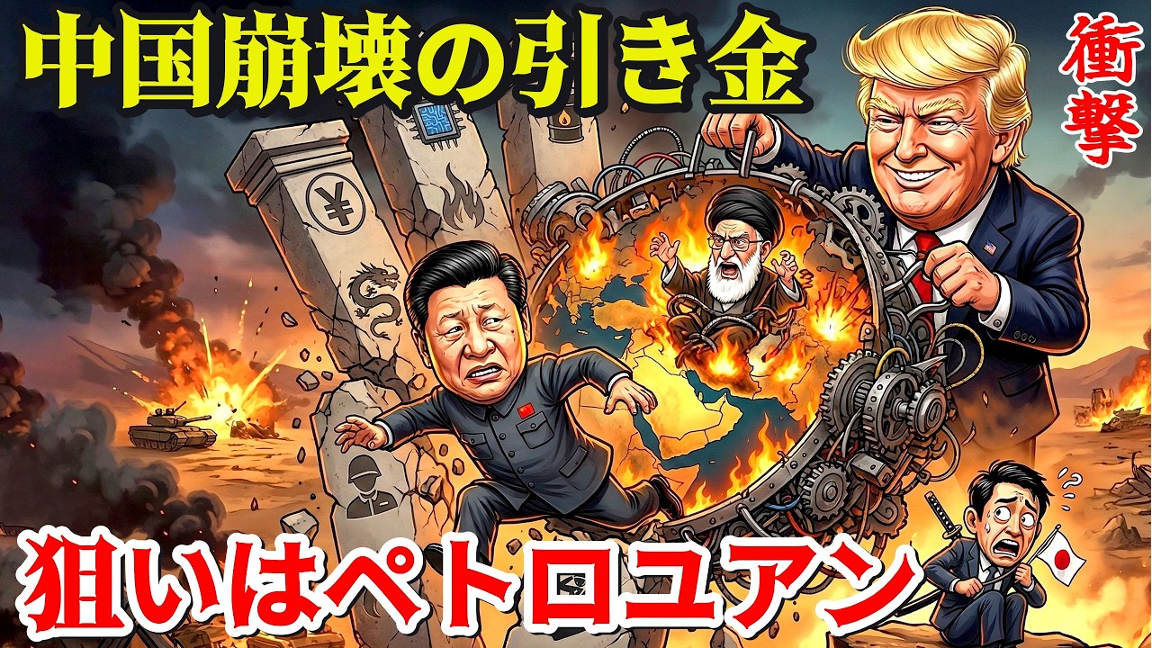 トランプの罠？中東戦争の真の標的は「中国の4つの柱」。日本企業は生き残れるか？