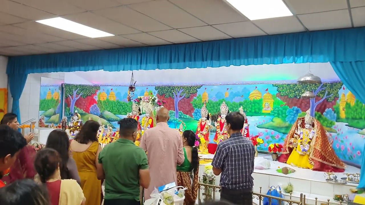 Sri Krishna Janmashtami celebrations in Slough Hindu Temple 🛕- Janmashtami in London UK 🇬🇧