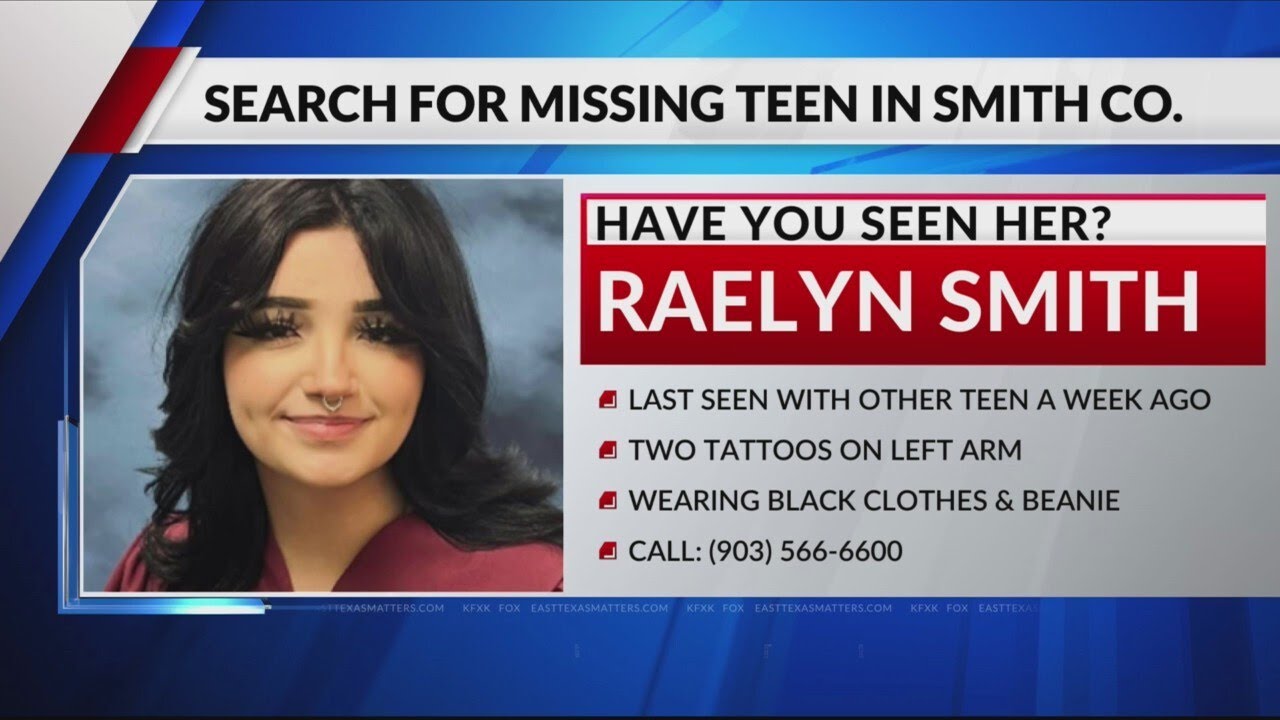 Missing Person: Smith County Sheriff’s Office searching for teen - YouTube