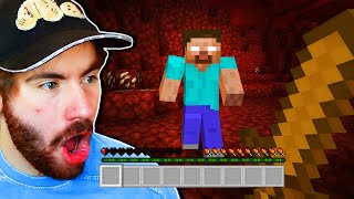 I Beat Minecraft with HEROBRINE Hunting Me