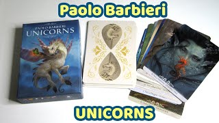 UNICORNS Paolo Barbieri Oracle Cards 🦄 Deck Review / Unboxing, Full Flip Through + First Impressions