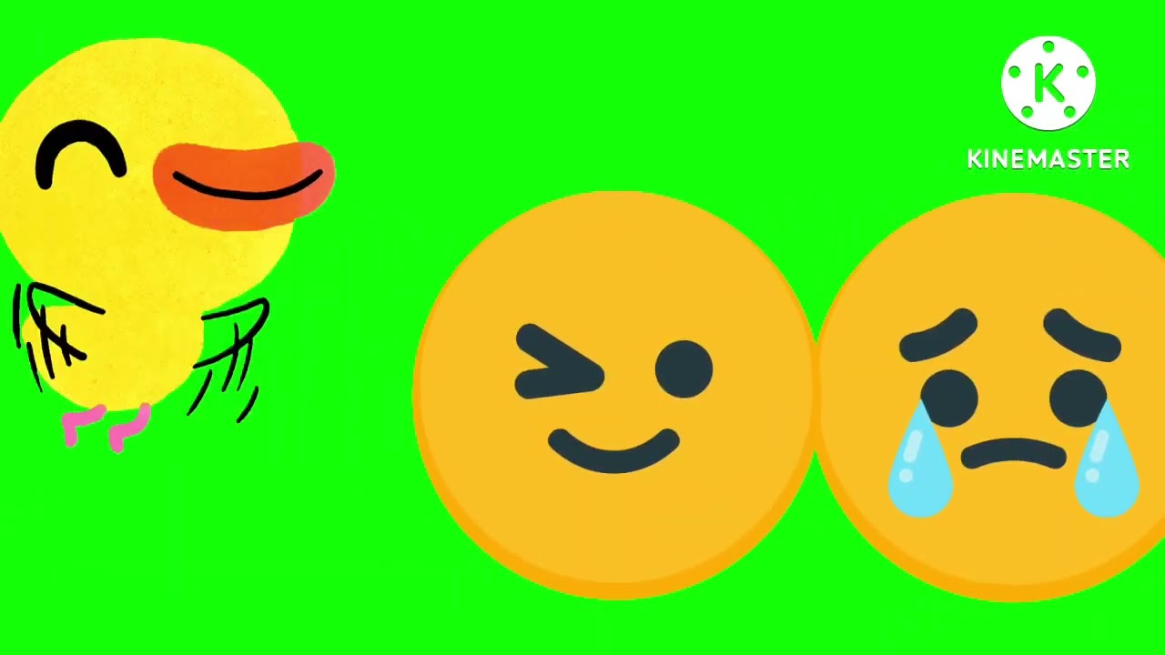 KineMaster sticker stampede green screen YouTube