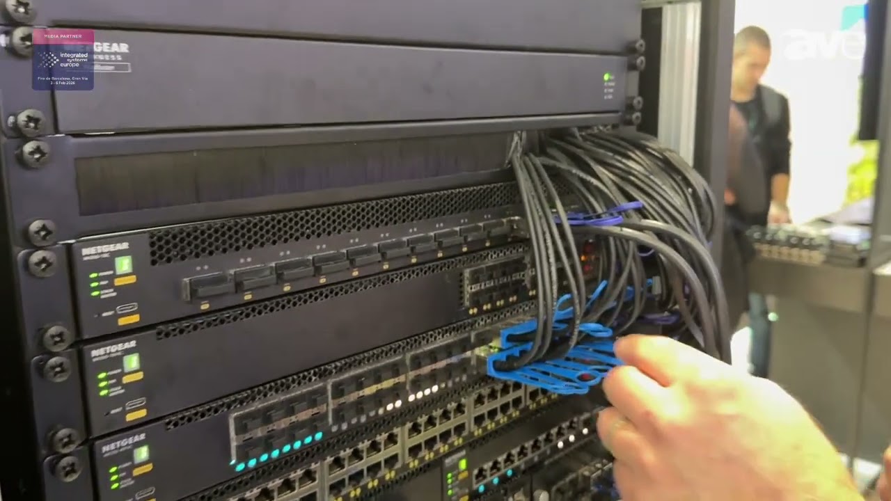 ISE 2026: NETGEAR Shows CSM4316 Switch for High Bandwidth AV over IP Solutions