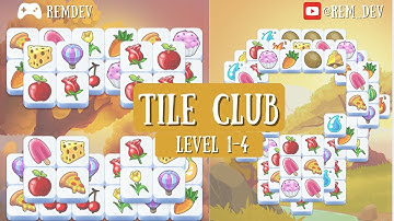 Tile Club Level 1, 2, 3 & 4: The Puzzle Game You Didn