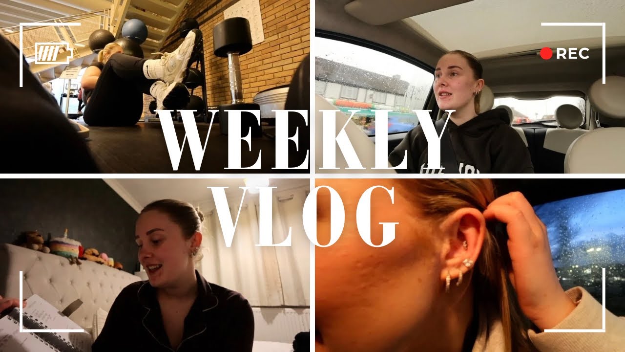SPEND THE WEEK WITH ME! | CAR CHATS | GOING TO THE GYM | GETTING A NEW PIERCING!!