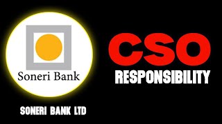 CSO Responsibility of Soneri Bank Ltd #job #soneribank #whatsapp #03443346857