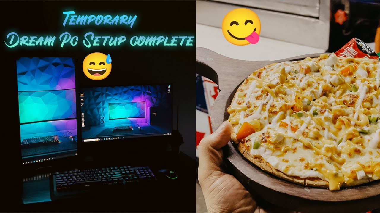👍👍 dominos Pizza ton v Vadia Pizza & (Temporary Dream Pc Setup complete ...