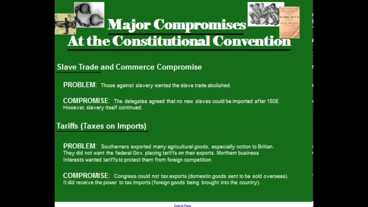 const convention compromises youtube constitutional convention compromises