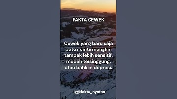 Tanda Cewek Putus Cinta #shorts #sad