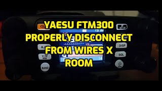 Yaesu FTM300 -Disconect from wires X room using Microphone - Jumbo