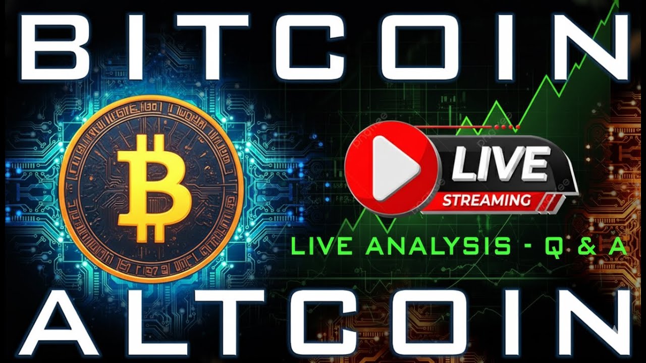 Crypto Market Live Analysis  BTC + SPECIAL REQUESTS + Chat | Elliott Wave & Indicators