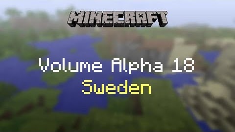 Volume Alpha 18 - Sweden