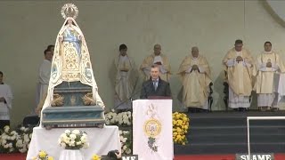 Macri leyo oracion y pidio vencer las distintas formas de pobreza y erradicar la