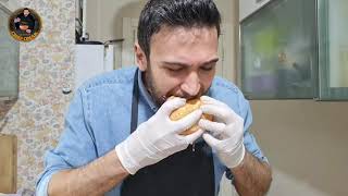 شيف عمر | Best Chicken Burger أطيب برجر دجاج مع السلطة والصوص الخاص