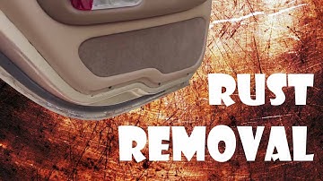 Removing Rust From Car Door Jams to Prevent Rust Spread