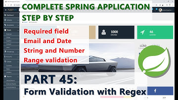 45 - Validation in HTML Form With Regular Expression