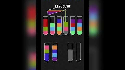 Water sort puzzle level 698