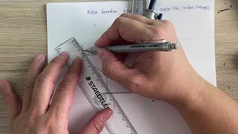 Motion Generation: 3 Positions Output link: Coupler link