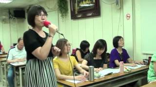 2015 0717 秀景里歌唱班演唱--吻別(楊靜 )/ (指導老師:林玉蕊)