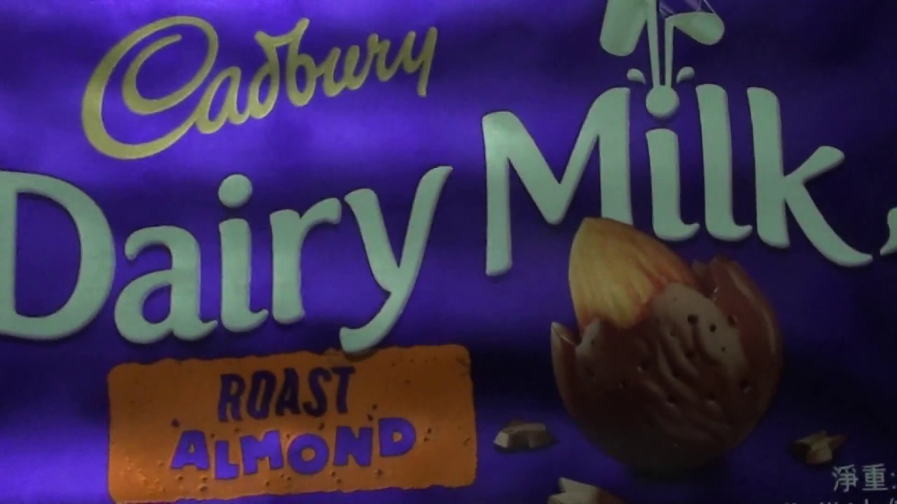 Cadbury Dairy Milk Roast Almond Chocolate HALAL حلال YouTube