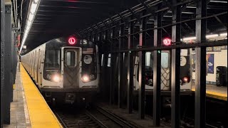 BMT Canarsie Line: (L) Trains @ Montrose Avenue (R143, R160)