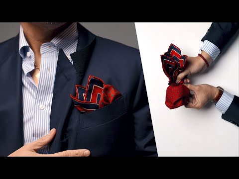 4 Classic Ways To Wear A Pocket Square (+ Instructions) • Effortless Gent