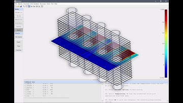 Coupled OpenFOAM and MATLAB FEA Simulation of a Heat Exchanger | FEATool Multiphysics