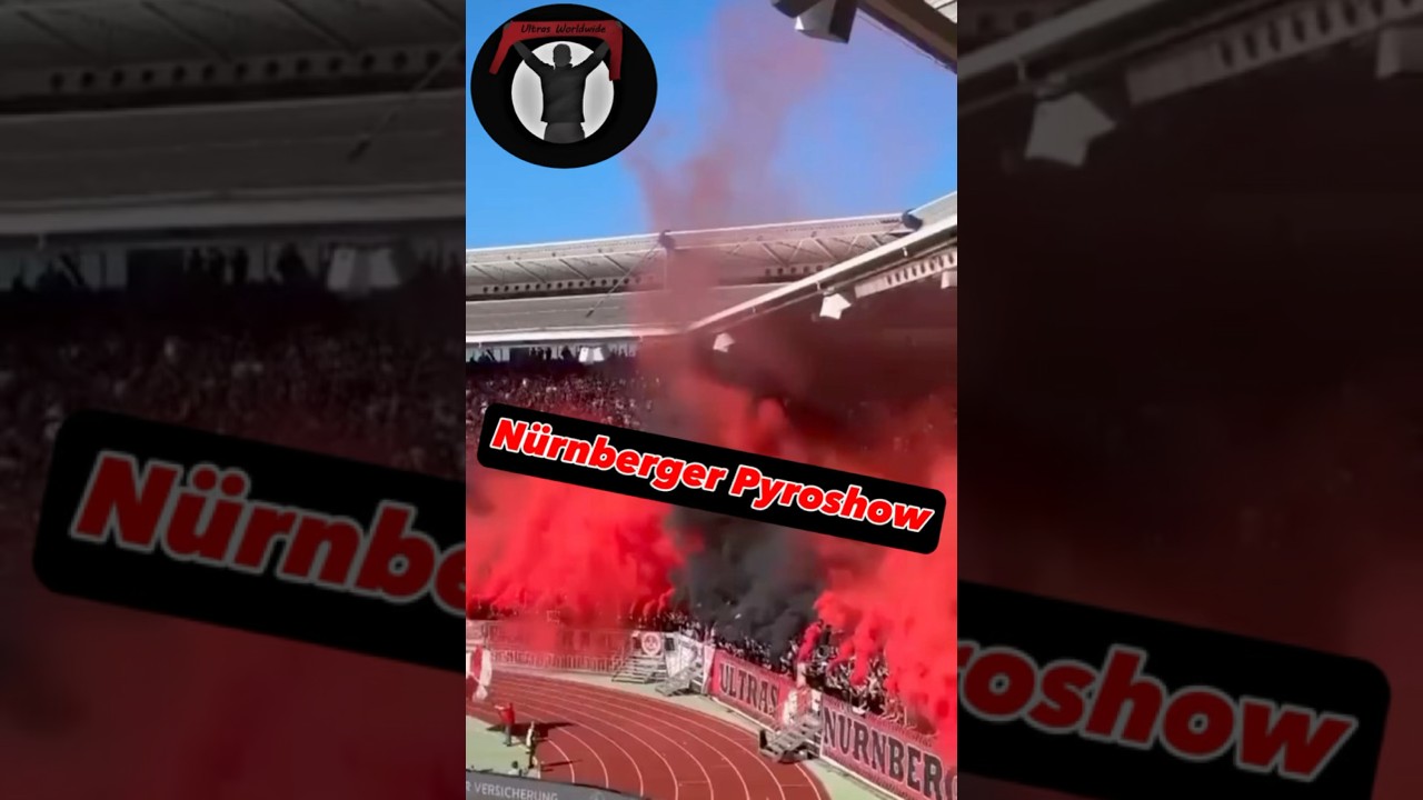 Ultras Pyroshow: 1. FC Nürnberg vs. 1. FC Magdeburg 