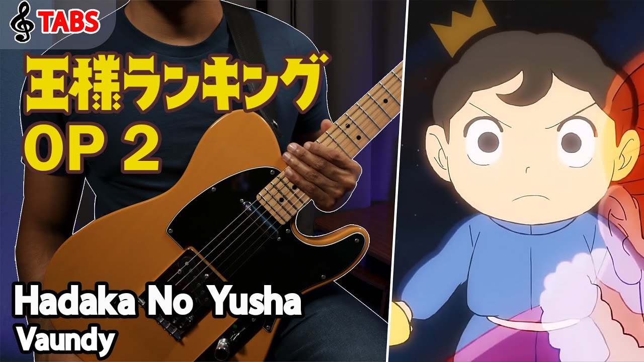 [🎼TABS] Vaundy / Hadaka No Yusha (裸の勇者) | Ranking of Kings OP 2 Guitar Cover