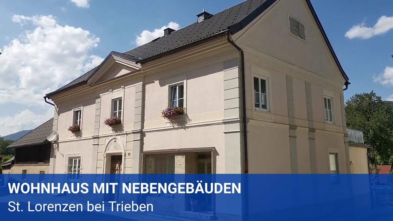 Wohnhaus mit Nebengebäuden in St. Lorenzen bei Trieben