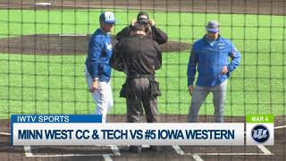 #5 IOWA WESTERN BASEBALL 2 MINNESOTA WEST COMMUNITY & TECHNICAL COLLEGE 1     3:4:23