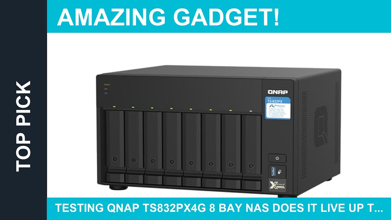 Testing QNAP TS832PX4G 8 Bay NAS Does It Live Up To The Hype - YouTube