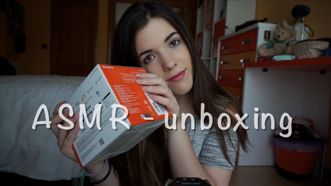 ASMR español UNBOXING | tapping | scratching | crinckly sounds