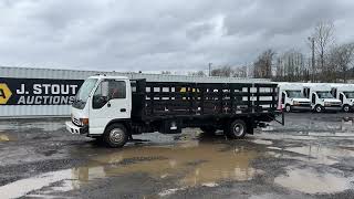 2000 Isuzu NPR Flatbed Stake Truck